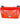 Grained Calfskin Small  Diorama Flap Bag Orange