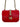 Vitello Small Glam Lock  Rockstud Flap Red